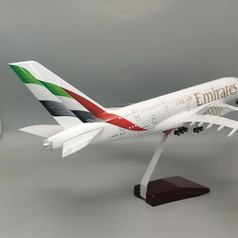 1/160 エアバス A380 エミレーツ LED 航空機 模型 飛行機 エミレーツ