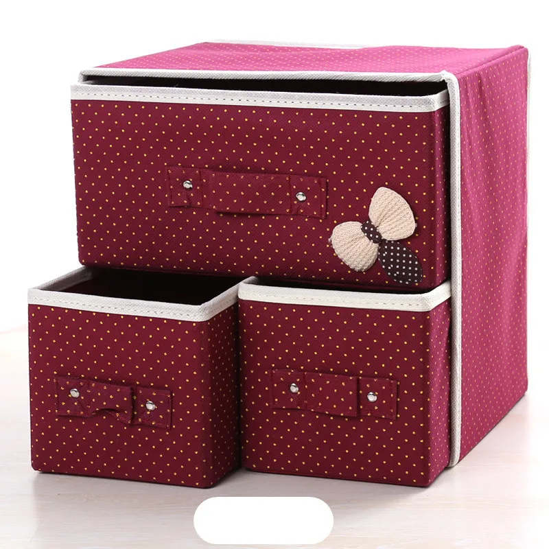 

Утолщенный двухслойный ящик для хранения, органайзеры для носков, нижнего белья