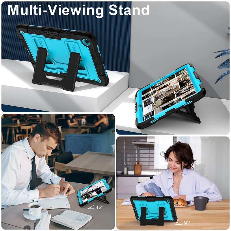 Shockproof Hybrid Stand Tablet Cover - Protective Case