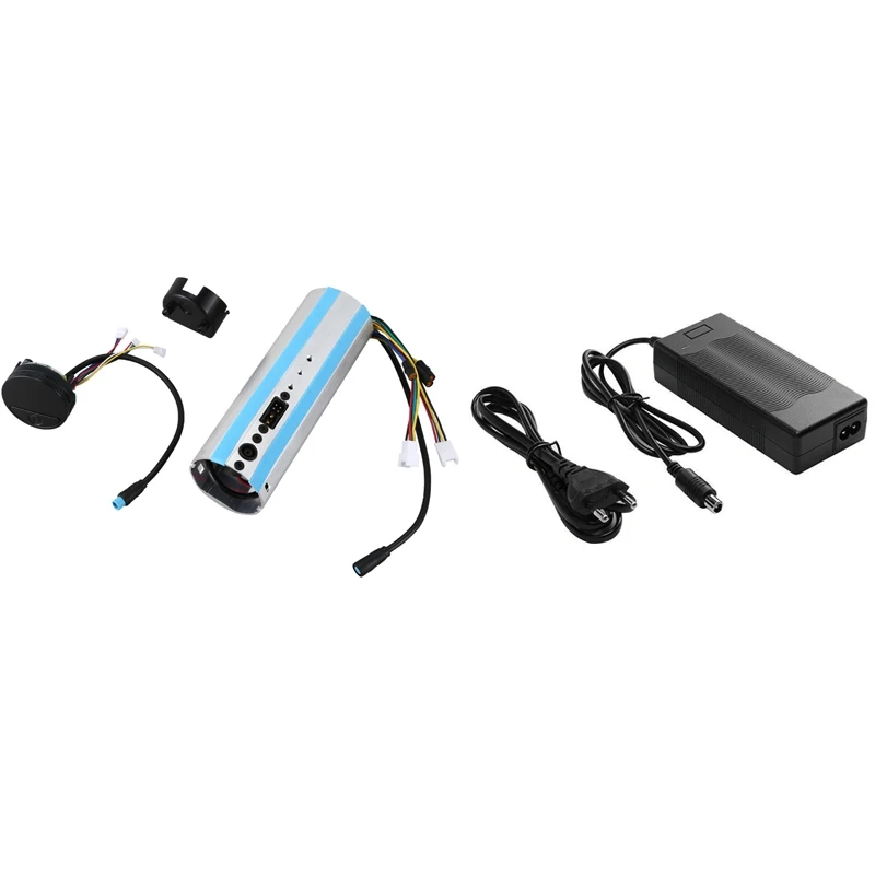 

2 Pcs Electric Scooter Controller Bluetooth Board & 1 Pcs Power Adapte Battery Charger EU Plug