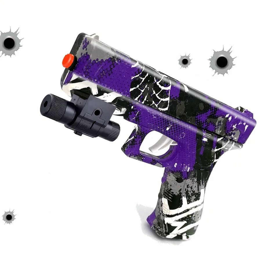 G-17 Ball Blaster Pistol Toys, Manual Blaster, NO Need Charge Outdoor Shooting Toys, Backyard Games Gift 2