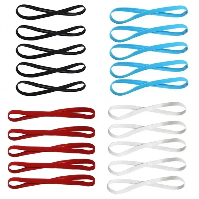 60451-043134.jpg 5-30PcsThin Elastic Headbands Non Slip Sport Sweatbands For Running Soccer Basketball Cycling Workouts Gym Tennis Hiking Volleyb