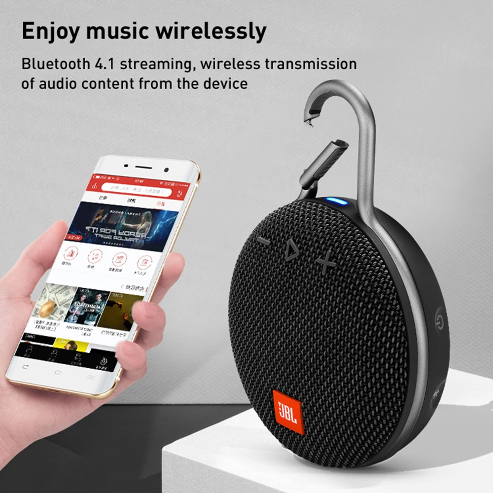 JBL Clip 3 waterproof Bluetooth speaker 2021 Black