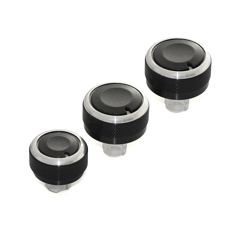Air Conditioning Knobs 3Pcs Car AC for Volkswagen VW Golf 5 MK5 Jetta Tiguan Touran Passta B6 B7 3C for Skoda Octavia A5