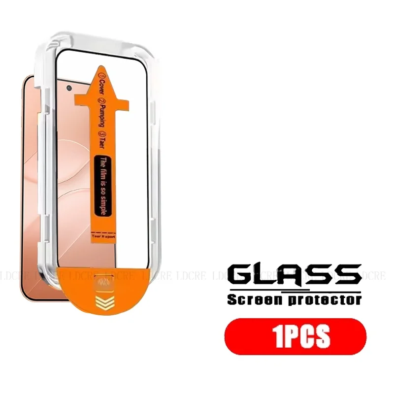 Premium Tempered Glass Screen Protector - Dust-Free 9H Full Coverage