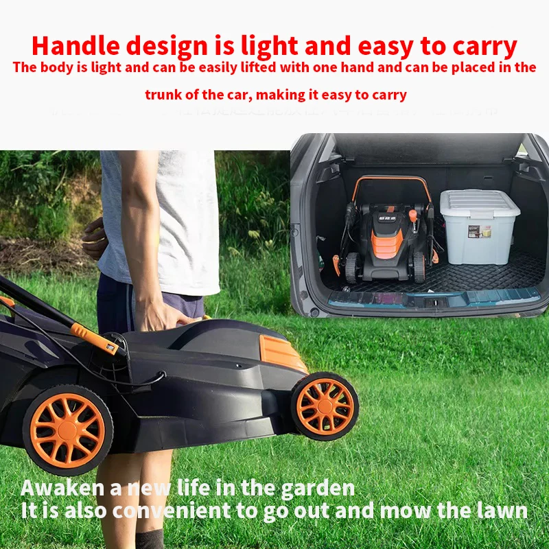 Cortacésped eléctrico de empuje pequeño artefacto de deshierbe doméstico, cortadora césped multifunción, máquina de corte de césped _ - AliExpress Mobile