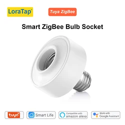Smart WiFi Light Socket Lamp Holder with Voice and Remote Control - ZigBee Version
