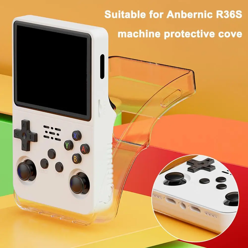 Transparent TPU Protective Case for Handheld Game Console