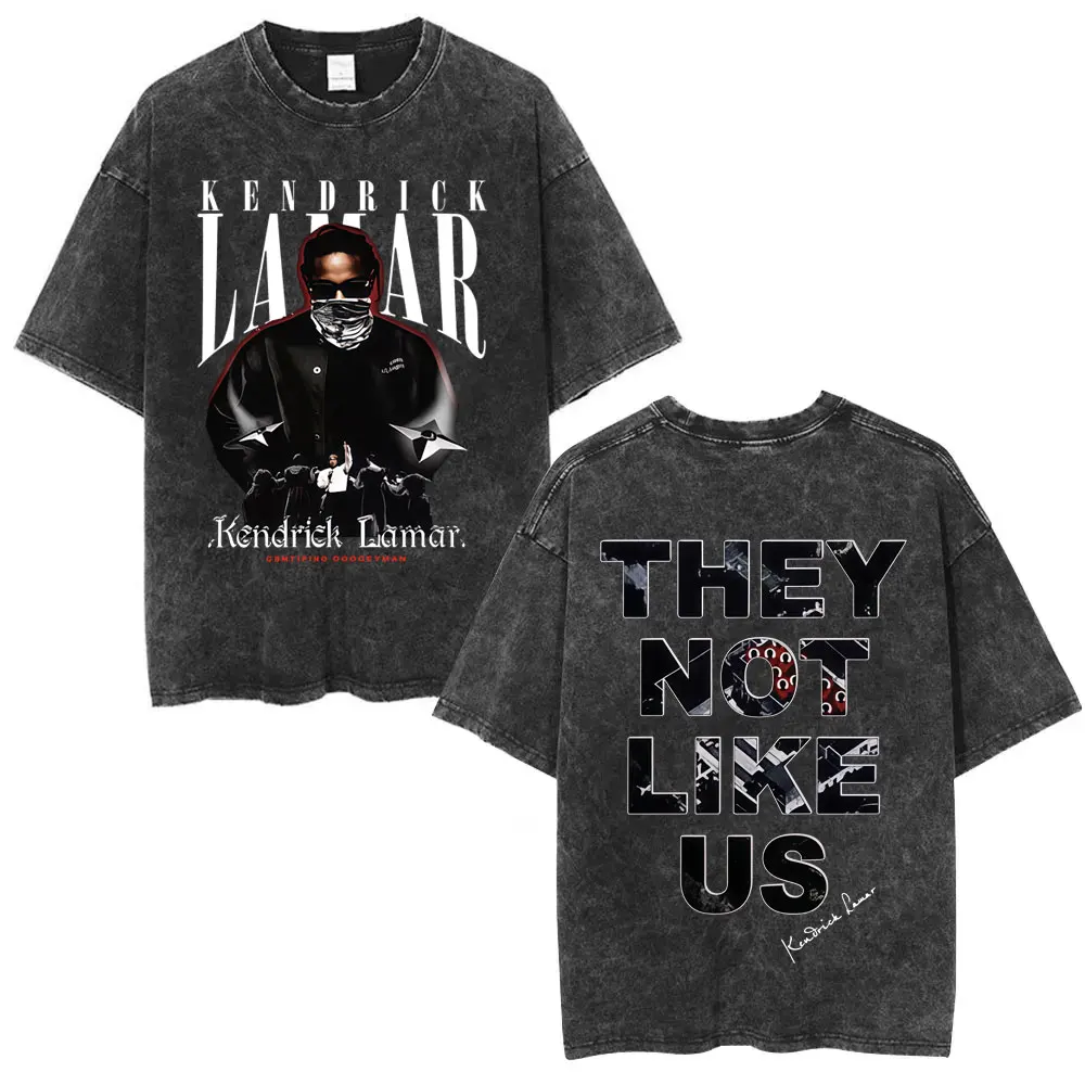 Washed Vintage Rapper Kendrick Lamar They Not Like Us Say