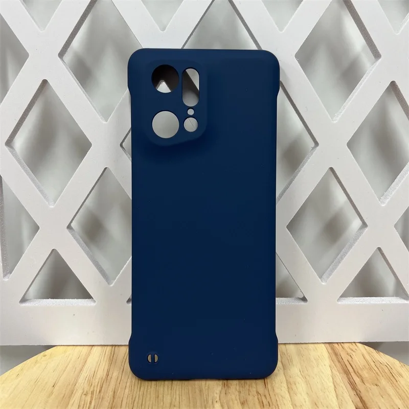 Bonbonfarbene, rahmenlose, matte Hülle für Oppo Find X5 FindX5 X3 X2 Pro 5G, schlanke, harte PC-stoßfeste Stoßstangenabdeckung_voghion.com