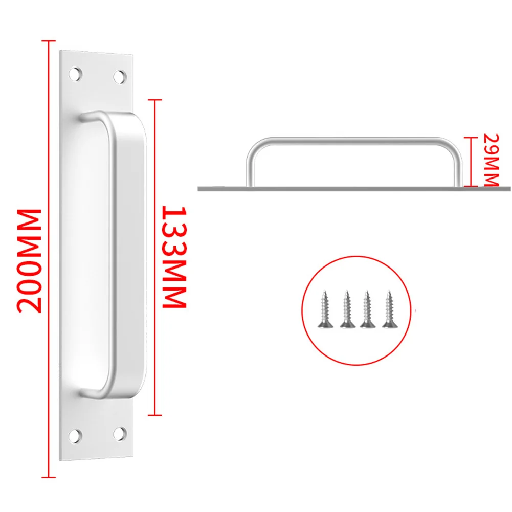 

Alloy Handles Door Handles Aluminum Alloy Free Balcony Sliding Door Handle Durable High Quality Punching Handle