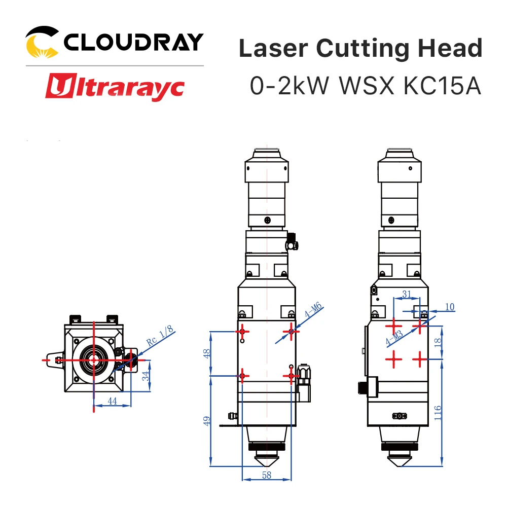 Ultrarayc    , ݼ ܿ   , CL100 FL125 ̽, QBH, 0-2kw, WSX, KC15A, 2000W