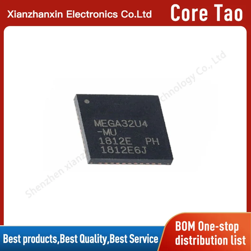 

1pcs/lot ATMEGA32U4-MU MEGA32U4-MU QFN-44 8-bit microcontroller chip IC in stock