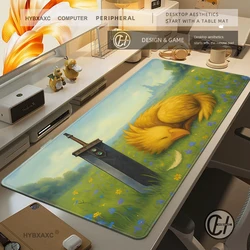 Premium Gaming Playmat - Non - Slip Mouse Pad for Card Games & Office Use (WHITE)