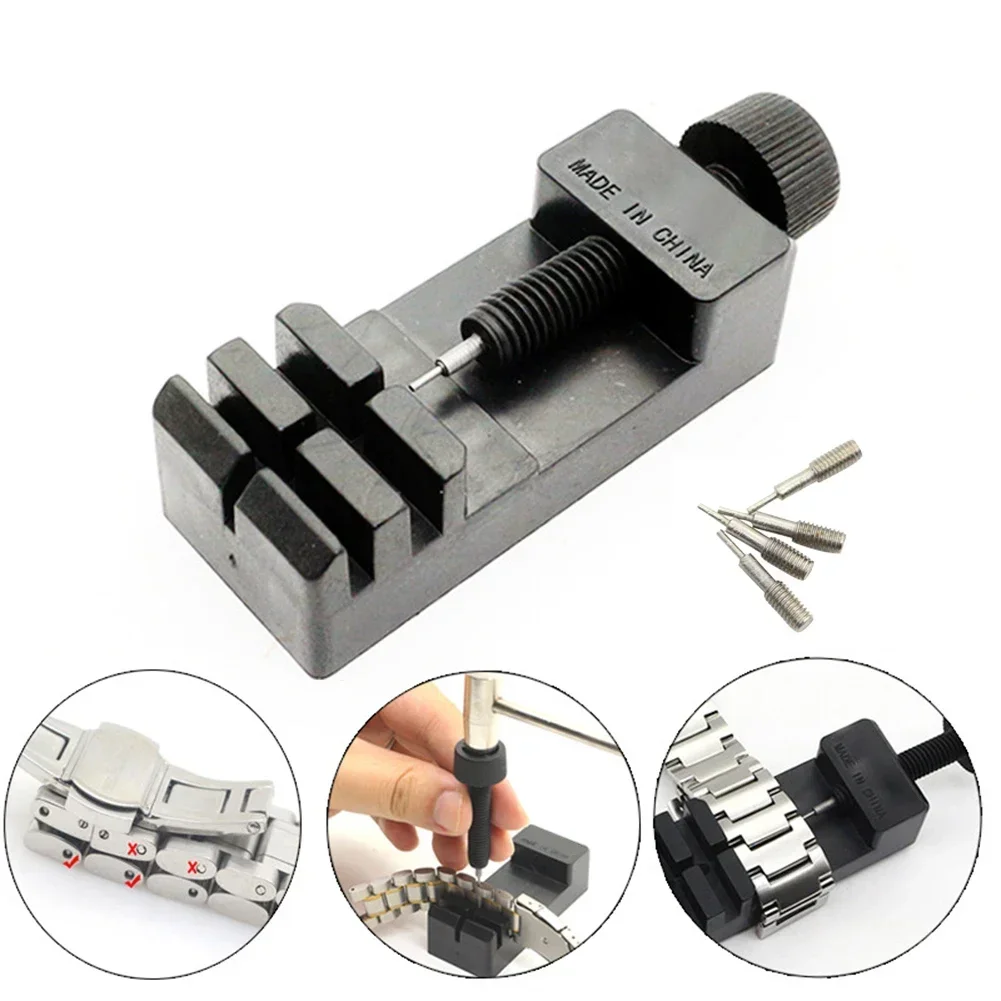 Universal Watch Strap Link Pin Remover Tool Set - 5-Piece Durable ABS Kit