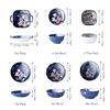 MINISO Disney Mickey Porcelain Bowl Kawaii High Temperature Ramens Bowl Cartoon Large Capacity Tableware Children Ceramics Set 6