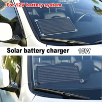 LEAORLD Chargeur de batterie solaire 10W MPPT 12V, kit de charge au solaire pour batterie 12V pour voiture, bateau, marine, camping-car 3