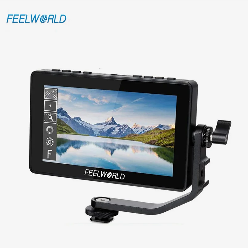 FEELWORLD F5 PRO V4 Monitor 4K HDMI Input Output 6 Inch Touch Screen 3D LUT DSLR Camera Field Monitor