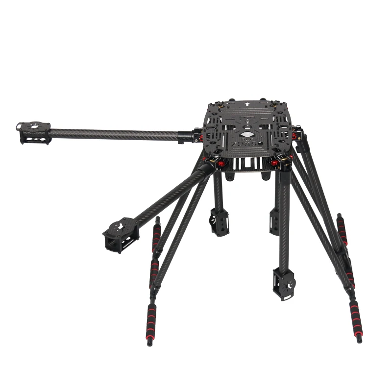 FPV ZD850 PRO Full Carbon Fiber ZD 850 Frame Kit with Unflodable Landing Gear Foldable Arm for FPV DIY Aircraft Hexacopter