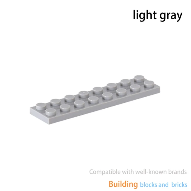 20/50pcs MOC DIY board 2x8 compatible with famous brand 3034 building blocks, classic building blocks, creative toys, gifts 5