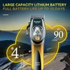Kemei Trimmer Professional Hair Trimmer DLC Blade Haircut Machine 9000 RPM Magnet Motor Trimmer Electric Clipper for Men KM-1767 6