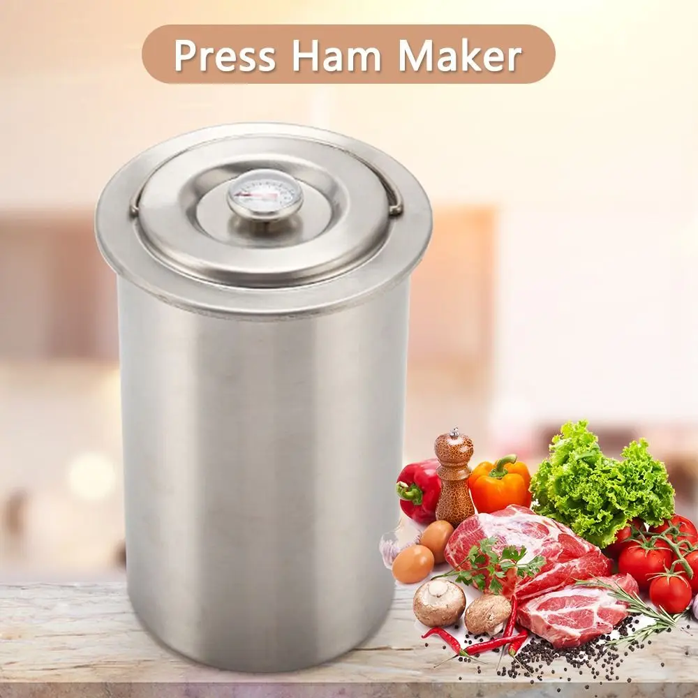 Meat Press Cooker 304 Stainless Steel Ham Press Maker Multifunctional Round  Shape Homemade Deli Meat Press Marker Machine for - AliExpress