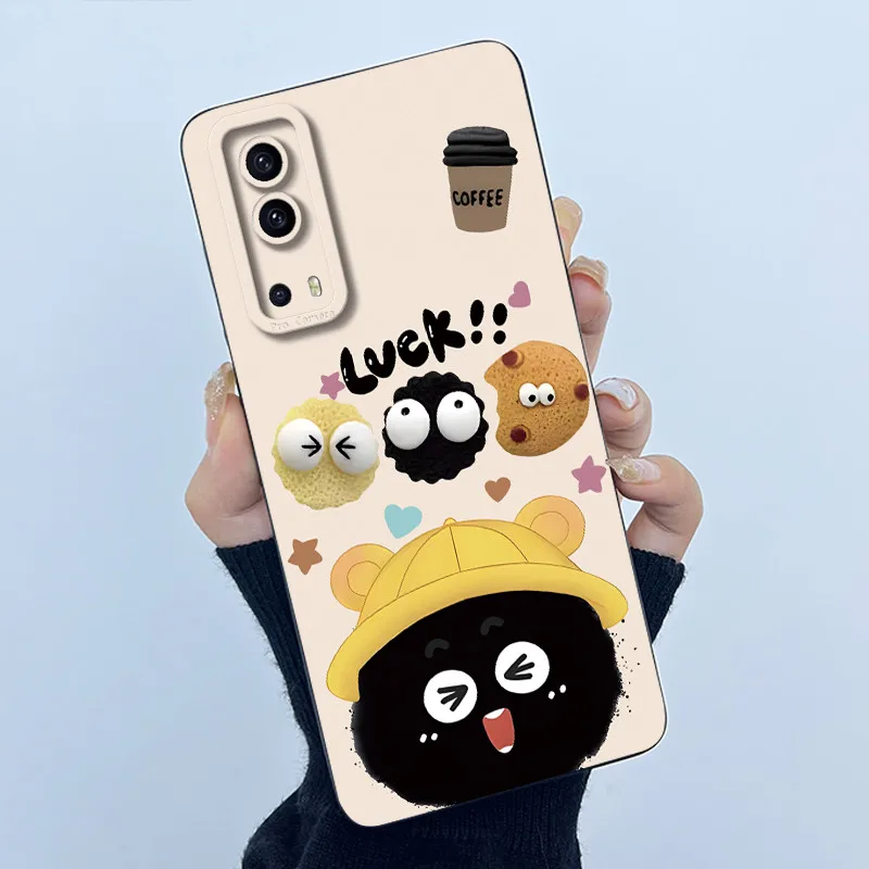 Cute Panda & Sweet Cats Silicone Soft Back Cover - Bumper Protective Casing
