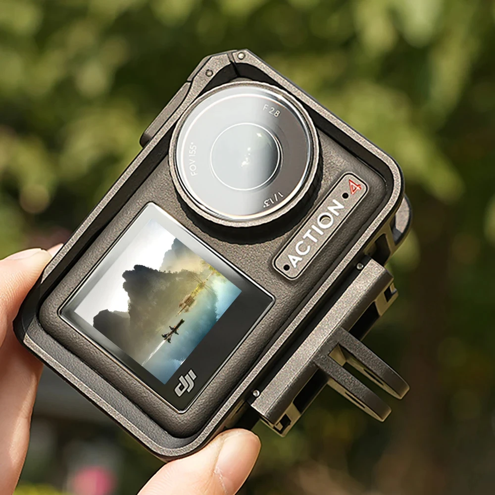 Base di Estensione Magnetica a Sgancio Rapido con Adattatore a Due Griffe per Fotocamera DJI Osmo Action 3 4 5 Pro e Accessori per Copriobiettivo - immagine 6