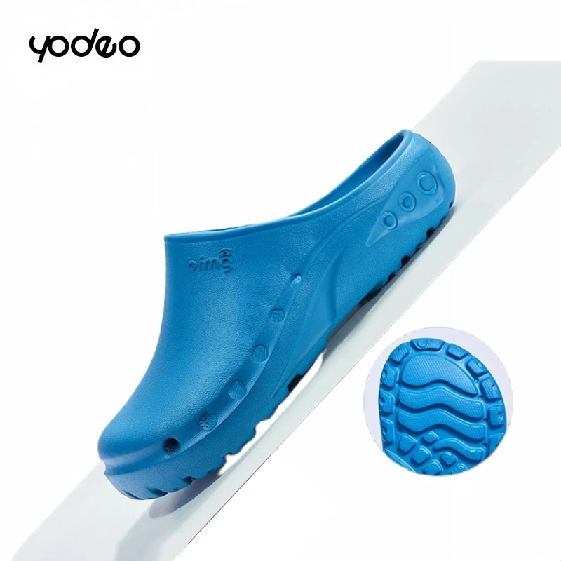 Hospital operating room medical staff slippers anti slip, anti needle puncture perforated shoes  Laboratory soft soled slippers 3