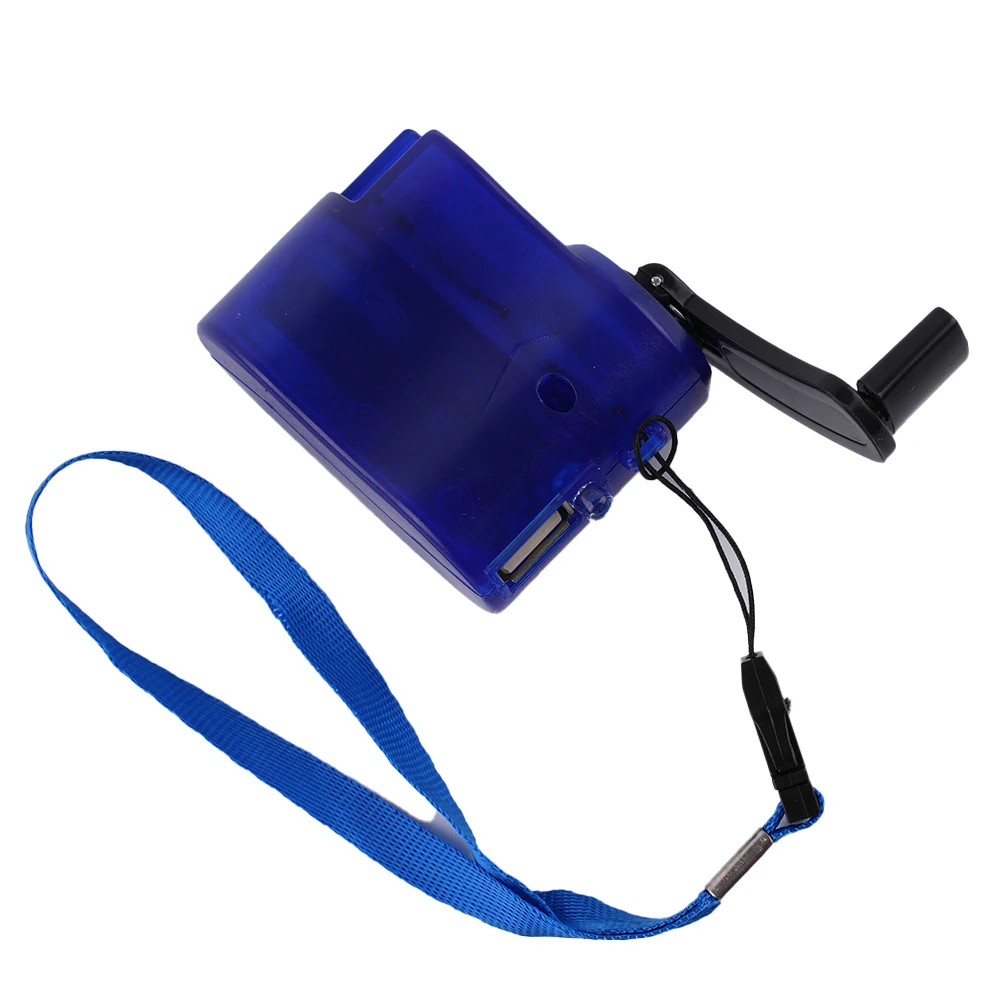Manual USB Hand Crank Charger Generator for Mobile Devices Portable Dynamo Power Source for Travel and Outdoor Activities hand cranked generator