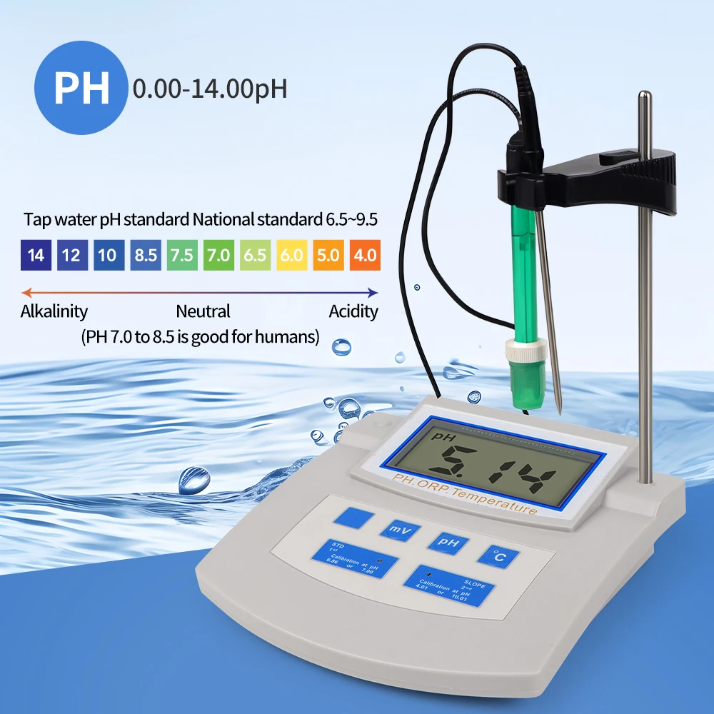 Bench PH Meter 3-in-1 PH/ORP/Temperature Meter for Aquaculture