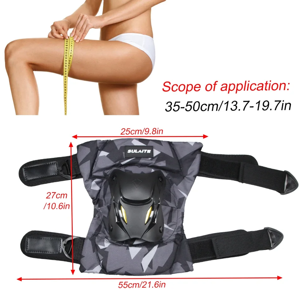 WOSAWE Protezioni Ginocchio E Gomiti Moto E MTB – Regolabile, Anticaduta, Adulti