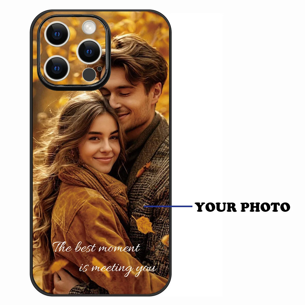 Customizable Silicone Soft Phone Case - Personalize with Your Photo