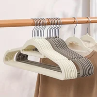 10 High-end Velvet Anti Slip Hangers To Save Space Wardrobe Organizer for Organizing Special Hanging Clothes for Household Use 1