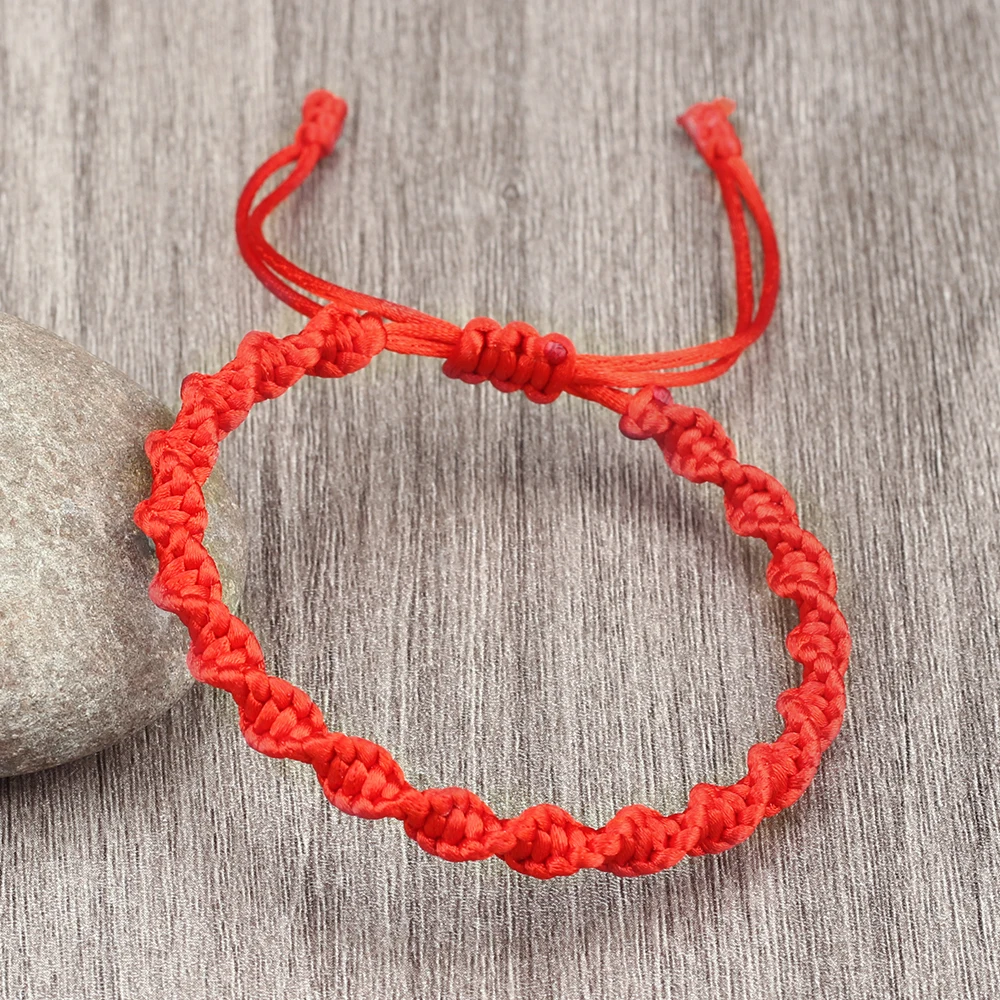 Vibrant Handmade Braided Rope Bracelets - Adjustable Lucky Bangles