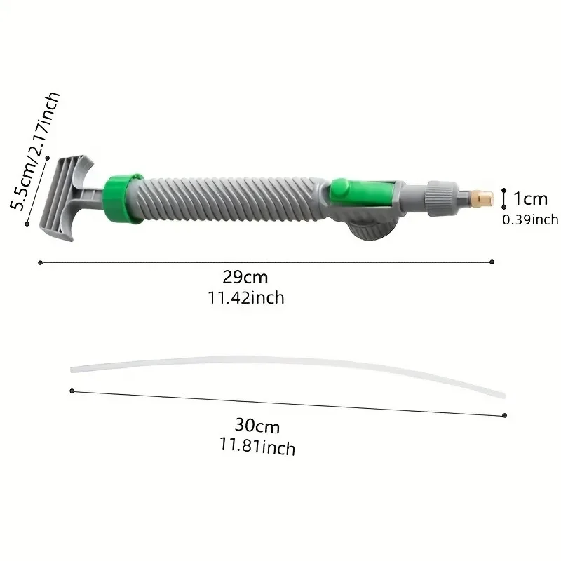 High Pressure Washer Gun Electric Water Spray Gun High Pressure Sprayer 2PCS Gardening Watering Sprayer Beverage Bottle Watering Can High Pressure Manual Pressure Adjustable Spray Head Tool
