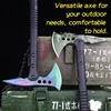 G10 Color titanium multi-purpose American fire rescue hammer axe Truck-mounted survival camping tactical axe Logging hand axe 1