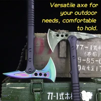 G10 Color titanium multi-purpose American fire rescue hammer axe Truck-mounted survival camping tactical axe Logging hand axe 1