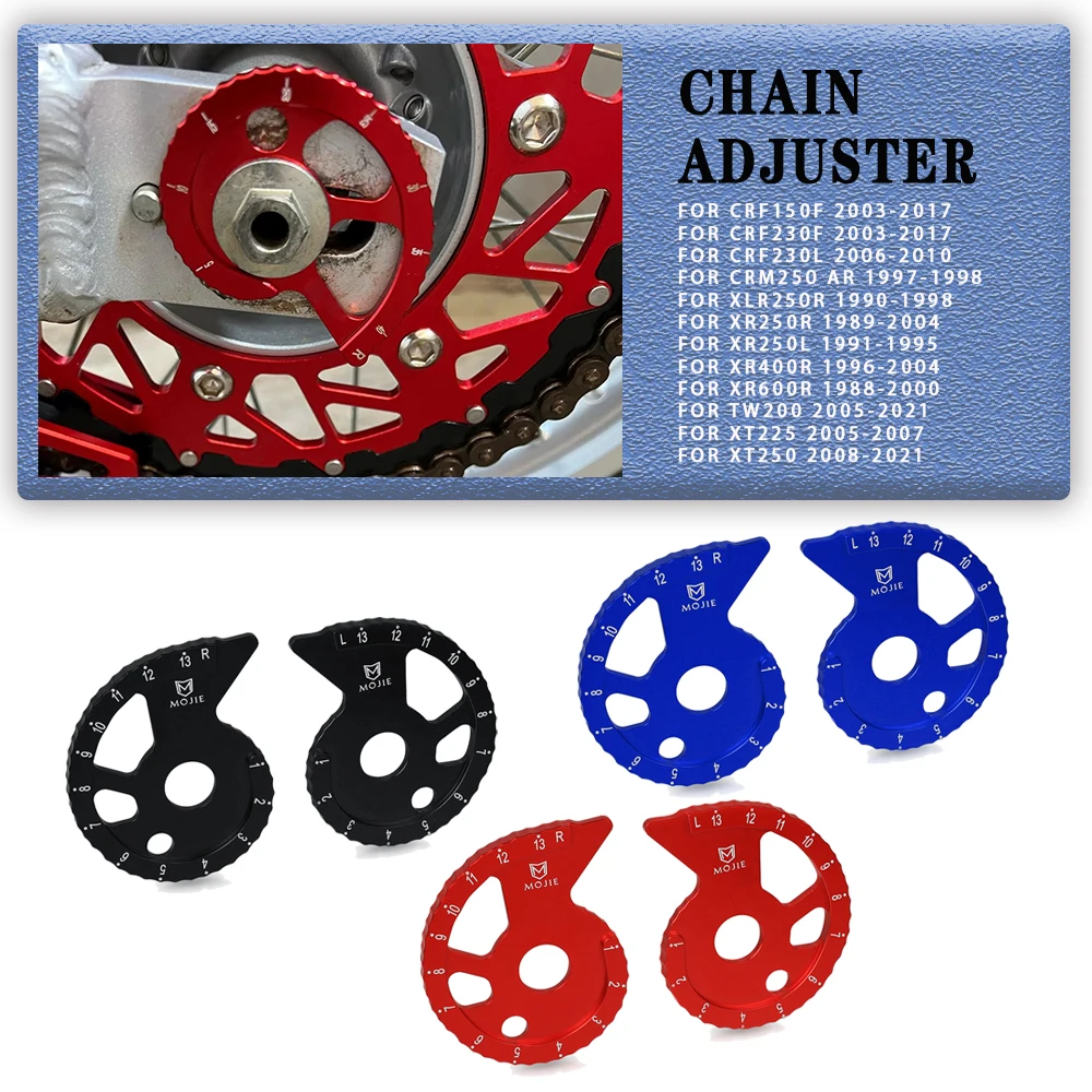 

Motorcycle Accessories Chain Adjuster Spare Parts Regulator Kit For YAMAHA DT 125R DT125R 1990-2002 , DT 125RE DT125RE 1998-2007