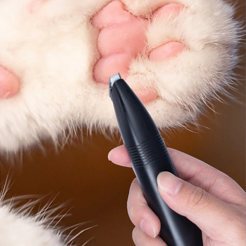 Dog Hair Trimmer Portable Electric Mini Pet Hair Trimmer for Dogs ats Low Noise for Trimming Around Paws Eyes Ears Face