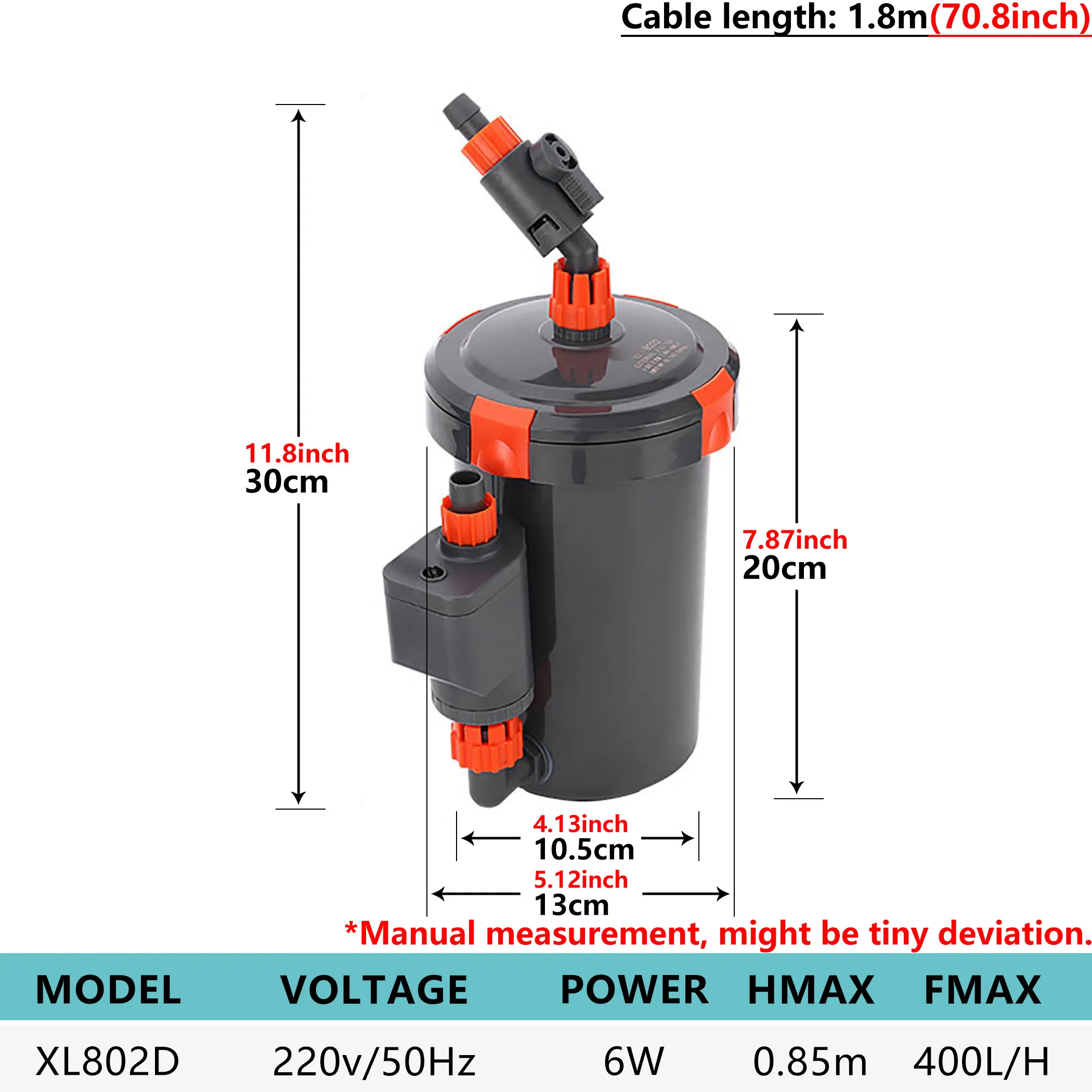 XL802D S-400LPH-6W