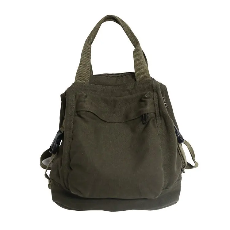New Arrivals Solid Nylon Simple High Capacity Backpack for Students