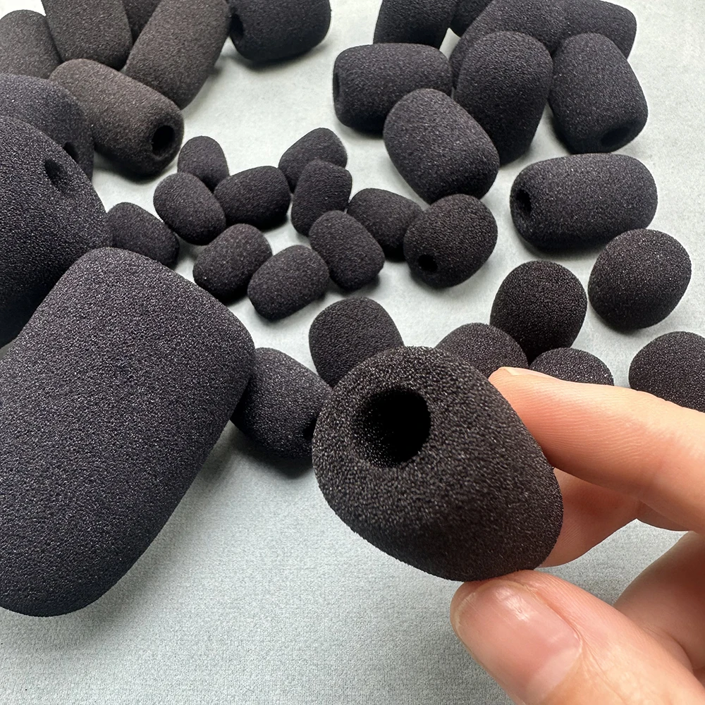 

Headset Replacement Foam Microphone Cover Telephone Headphone Mic Case Microphone Windscreen Windshied Sponge