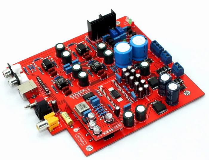 DAC 디코딩 보드 (USB 서브 카드 제외), PCM1794 + WM8805