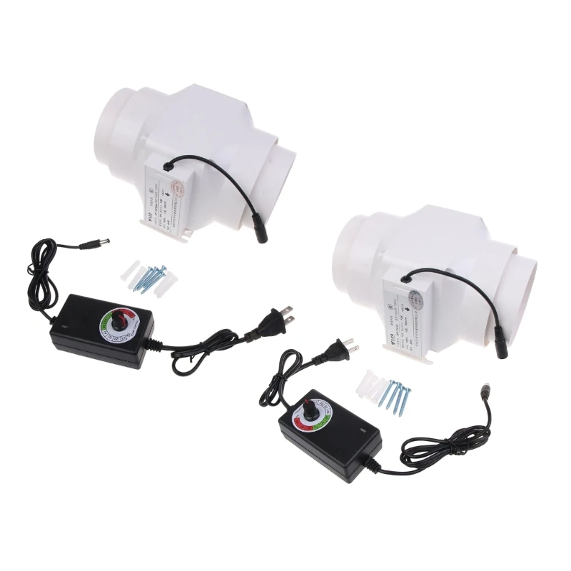 

Inline Duct Fan 110mm Ventilation Exhaust Boosters Fan Filter Duct 13W/16W