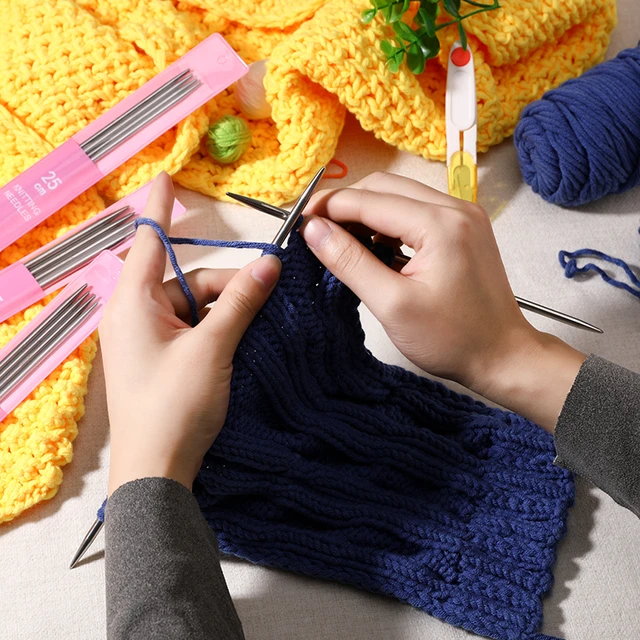 Stainless steel Knitting Needles Set Interchangeable Crochet