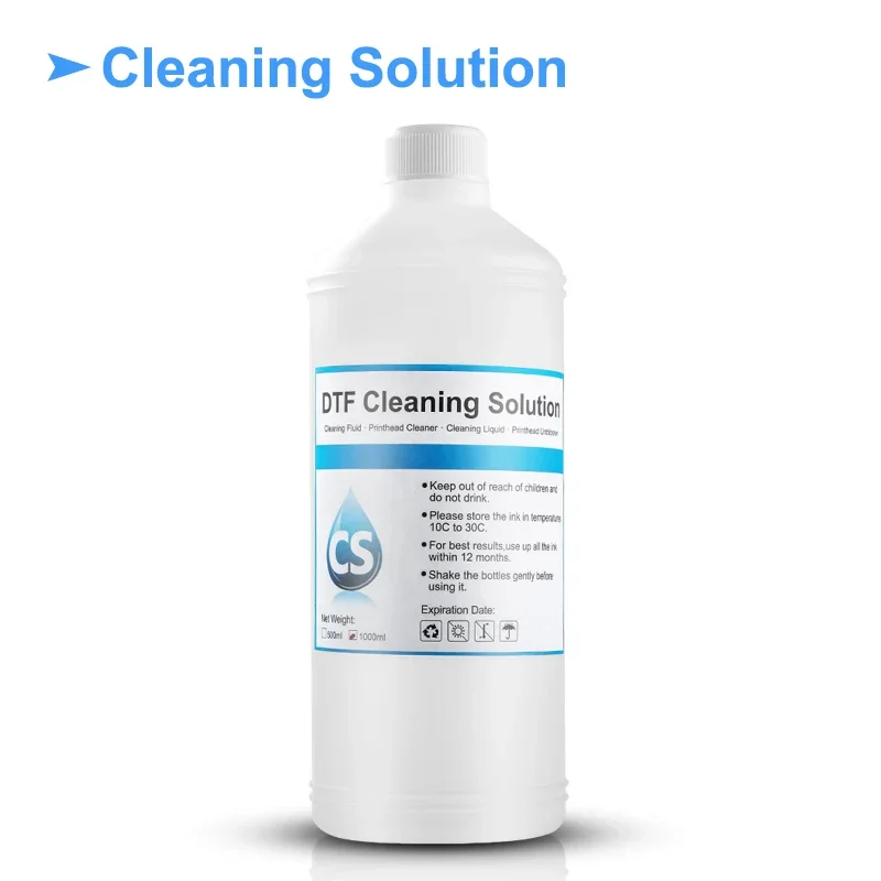 強力な DTF インク洗浄液 1000ML エプソン プリントヘッド XP600 TX800