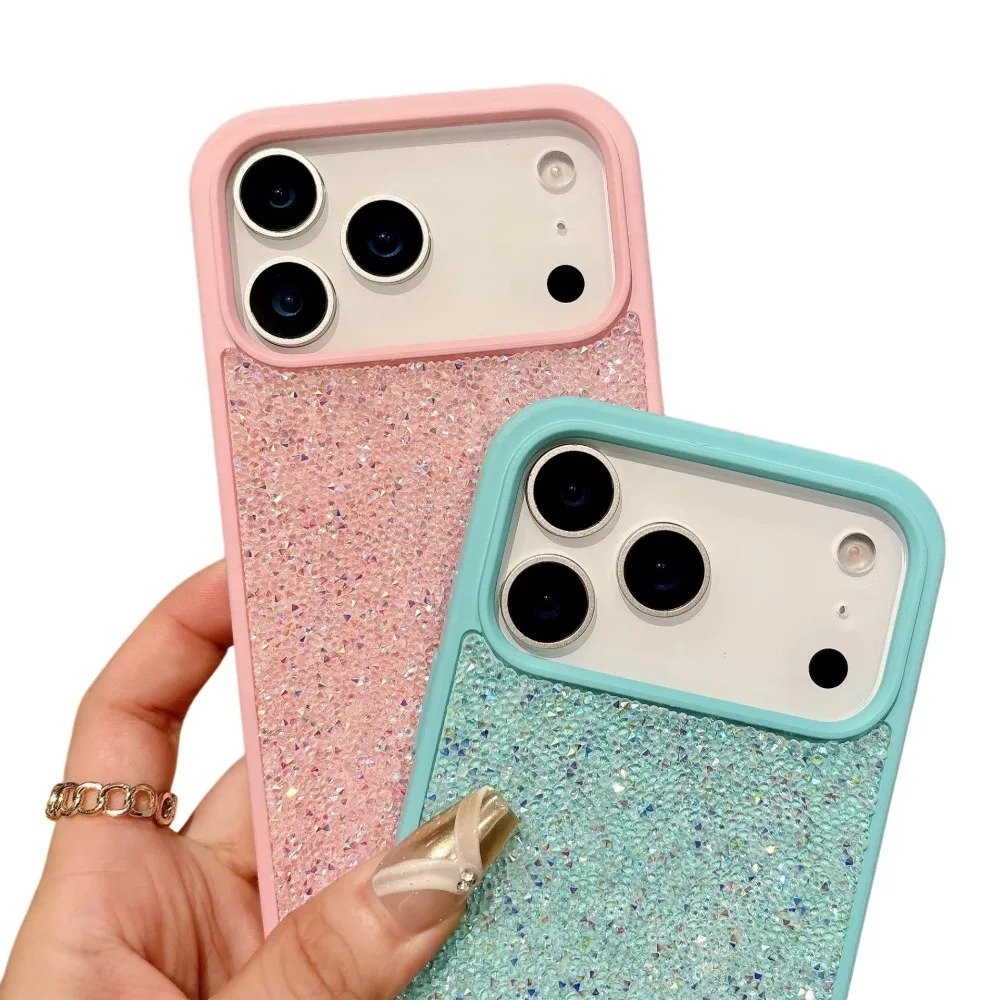 Luxury INS Dazzling Full Covered Zircon Bling Colorful Phone Case - Premium Back Shell