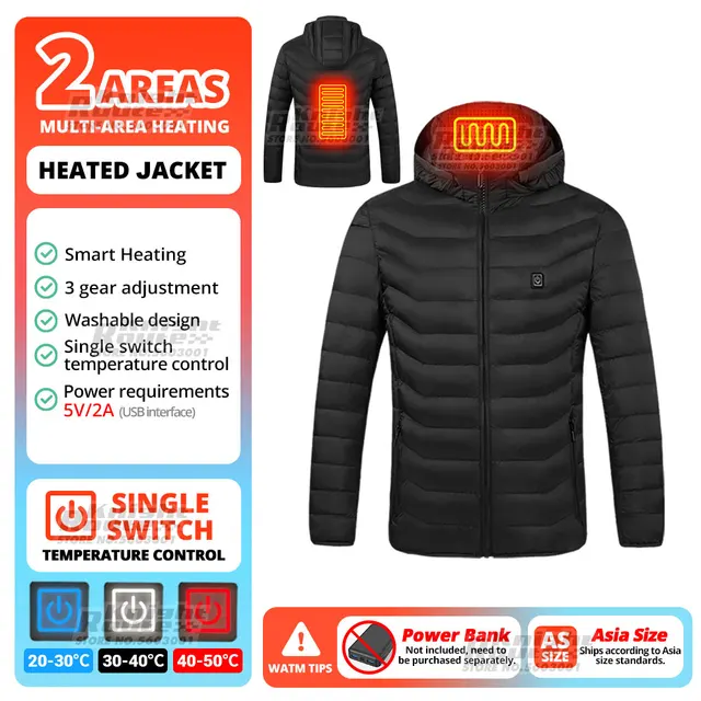 15 Areas Self Heated Vest Body Warmer Usb Powered Women's Warm Men's Heating  Jacket Heated Vest Man Thermal Winter Warm Fashion - Hiking Vests -  AliExpress
