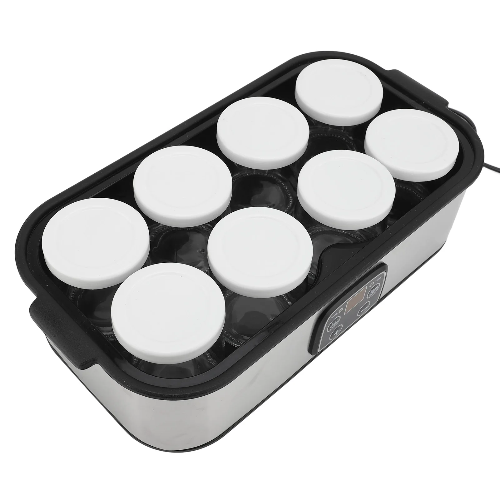 Yogurtiera elettrica con temperatura e controllo del tempo regolabili Barattoli di yogurt ideali 1,4 L 8 pezzi